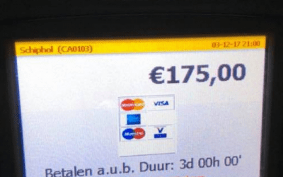 Parkeerautomatenterreur  (1 woord!)